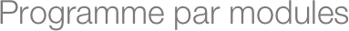 Programme par modules
